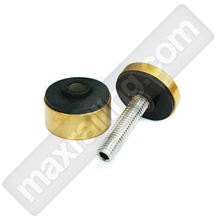 Styklodyrjach gold zlaten sateniran Ф30mm. Златен сатениран стъклодържач Ф30мм.